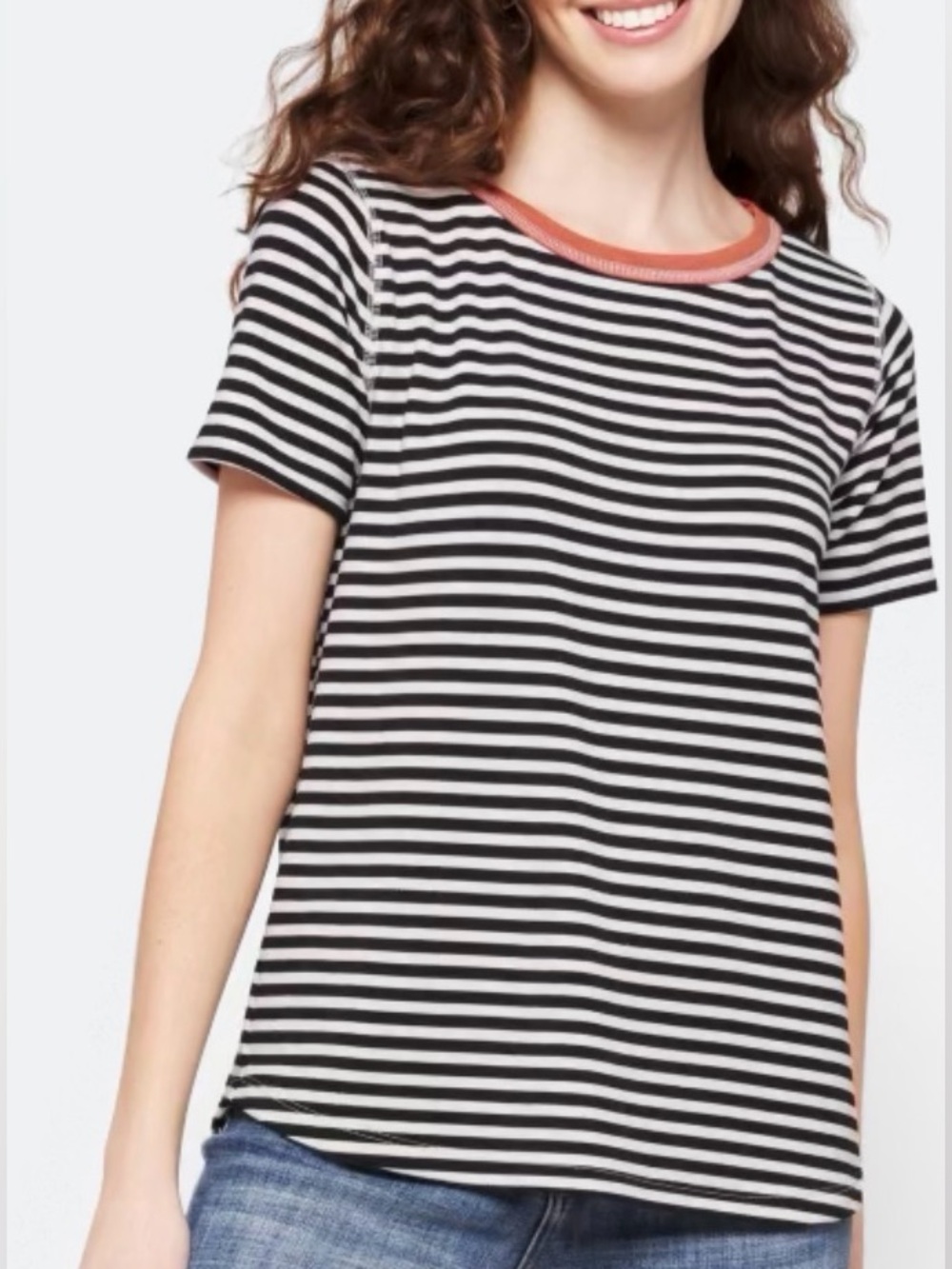 NWT Pink Clover Avis striped knit top, Size Small, Stitch Fix - Picture 4 of 6